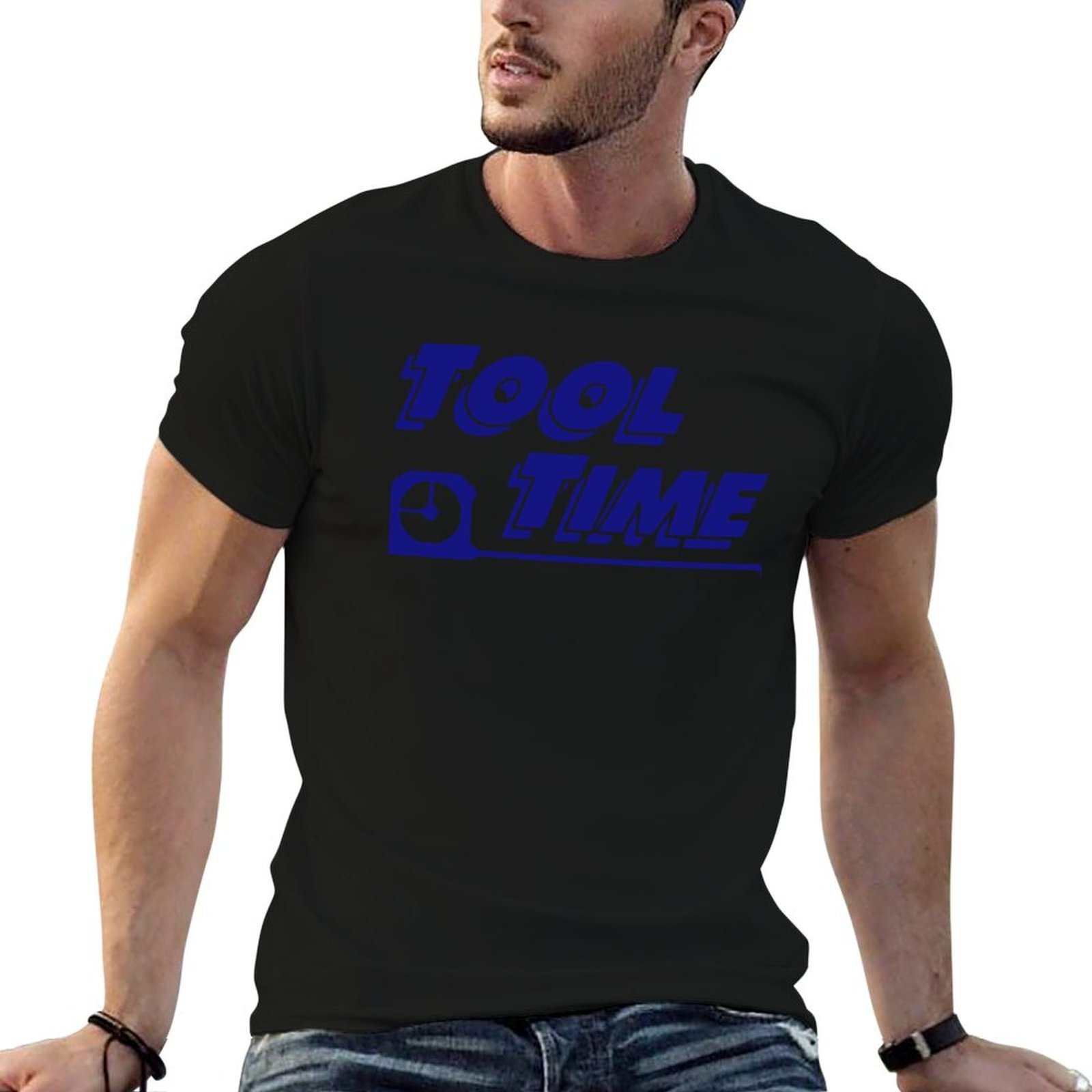 Home Improvement Tool Time - ツールタイムロゴ - ホームインプルーブメントTシャツ コットンTシャツ メンズ100% 面白いTシャツ