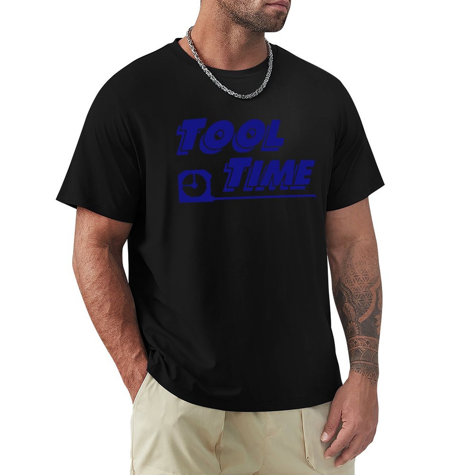Home Improvement Tool Time - ツールタイムロゴ - ホームインプルーブメントTシャツ プラスサイズ ベーシック半袖トップ