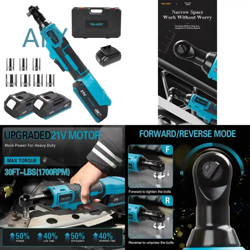 Lowe'S Home Improvement - 21Vハイパワーラチェットレンチ、電動工具用、DIY用、住宅改修用、自動車修理用、建設用、低騒音