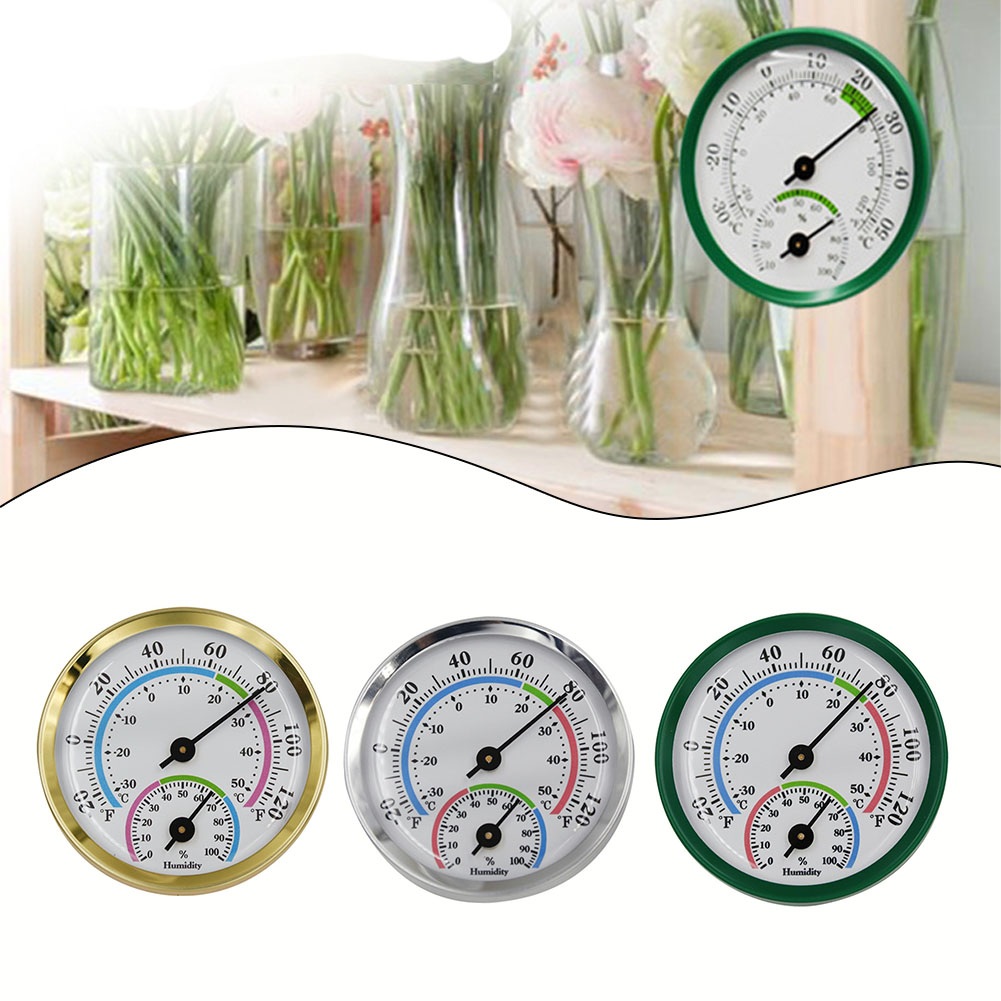 1 個アルミ温度計湿度計 57x57x13mm リアルタイム - Home Improvement Tool Time のレビューと価格