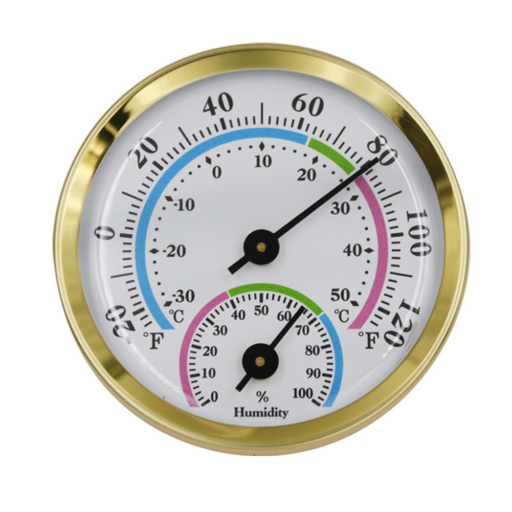 1 個アルミ温度計湿度計 57x57x13mm リアルタイム - Home Improvement Tool Time のレビューと価格