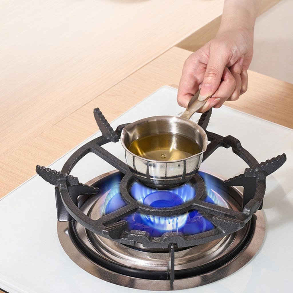 鋳鉄製中華鍋サポートポットラック滑り止め頑丈簡単設置コンロス - Home Improvement Mall のレビューと価格