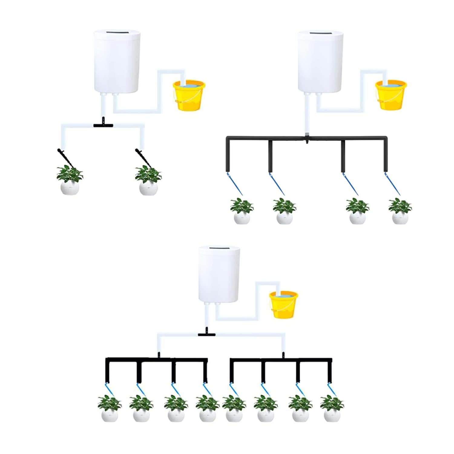 自動植物花散水ポンプ家庭用スプリンクラー点滴灌漑装置 2/4 - Home Improvement Tool Time のレビューと価格